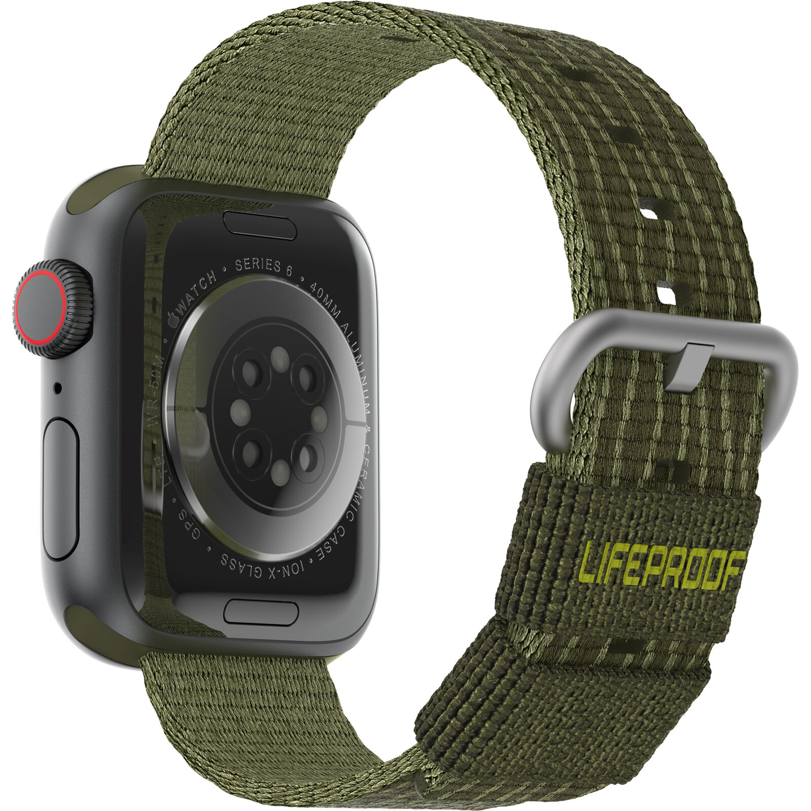 Green nylon apple best sale watch band